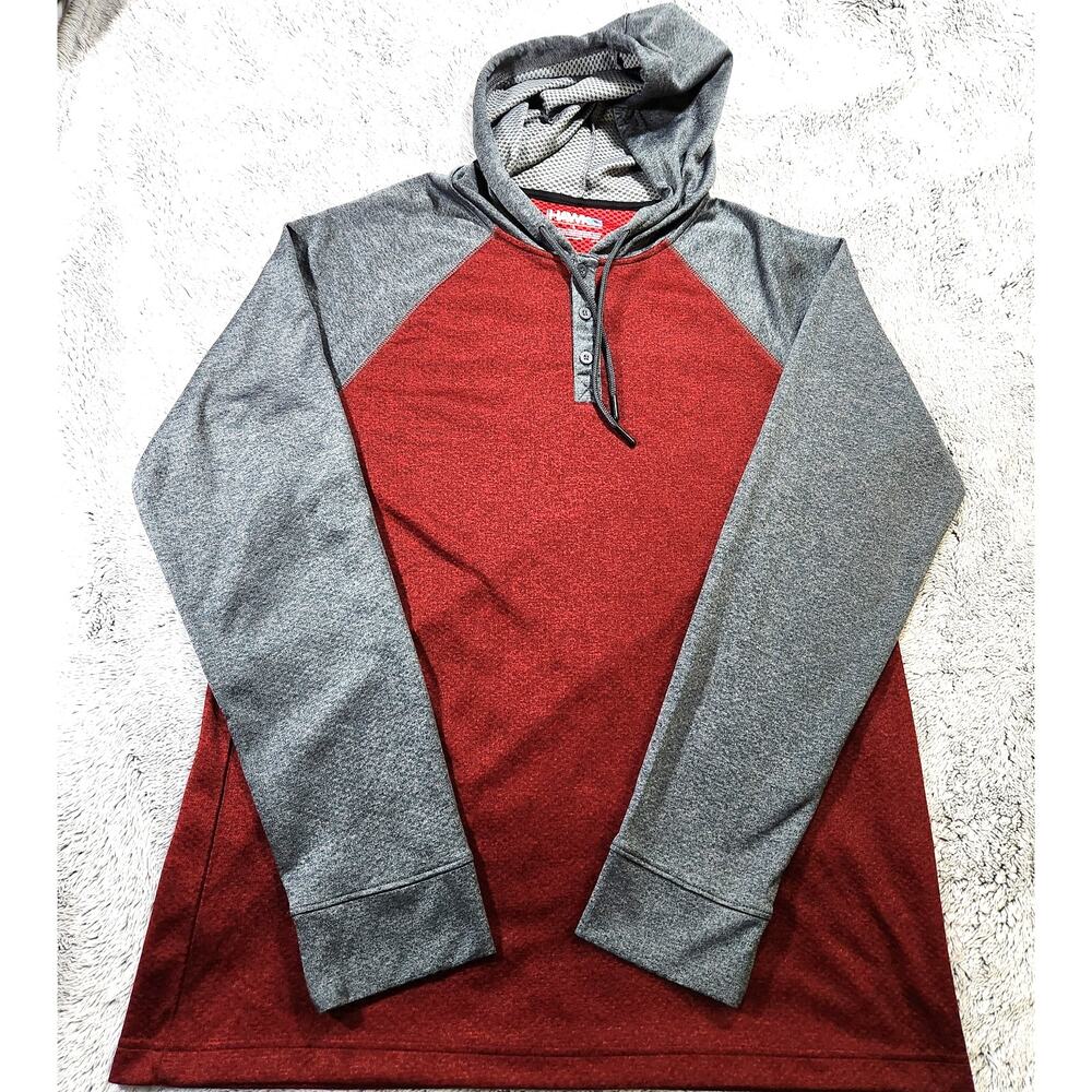 Tony Hawk Red and Gray Men's L Hoodie